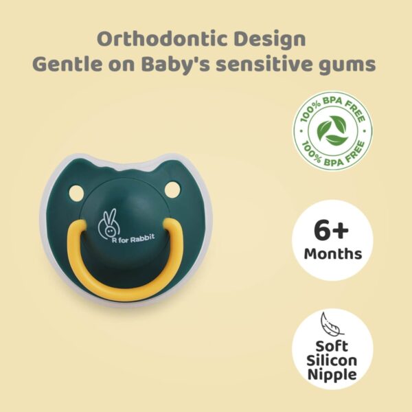 R For Rabbit – Tusky Pacifier Size L (Green) - Image 3
