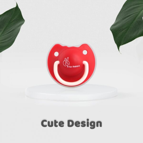 R For Rabbit – Tusky Pacifier Size L (Red) - Image 3