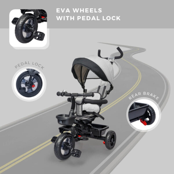 R For Rabbit –Tiny Toes Sportz Ace (Light Grey) - Image 3