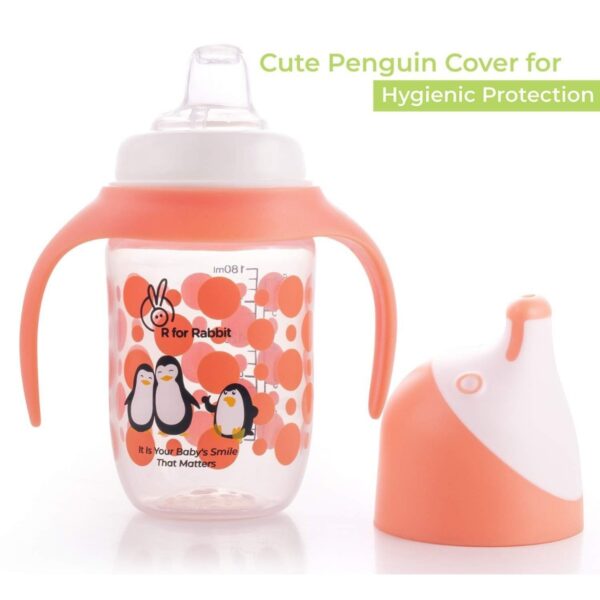 R For Rabbit – Penguin Spout Cup (Orange) - Image 4