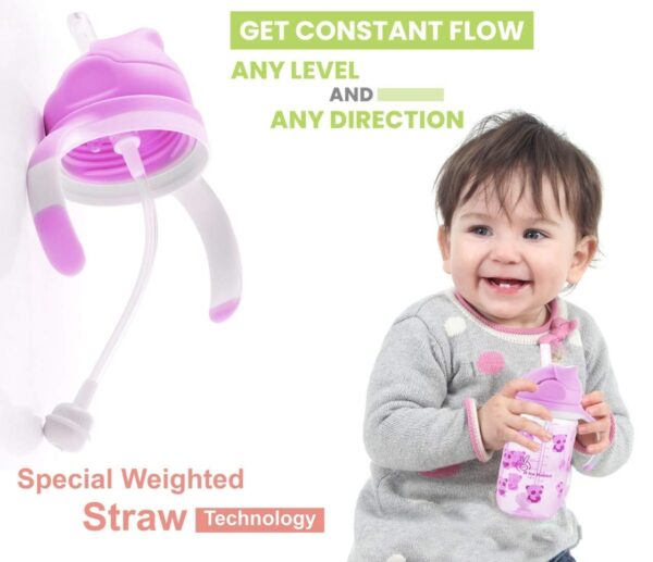 R For Rabbit – Bubble Sipper Bottle (Pink) - Image 4