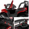 EX Wrixty 12V Electric Rechargeable Battery Operated Ride  (Red) - Image 4
