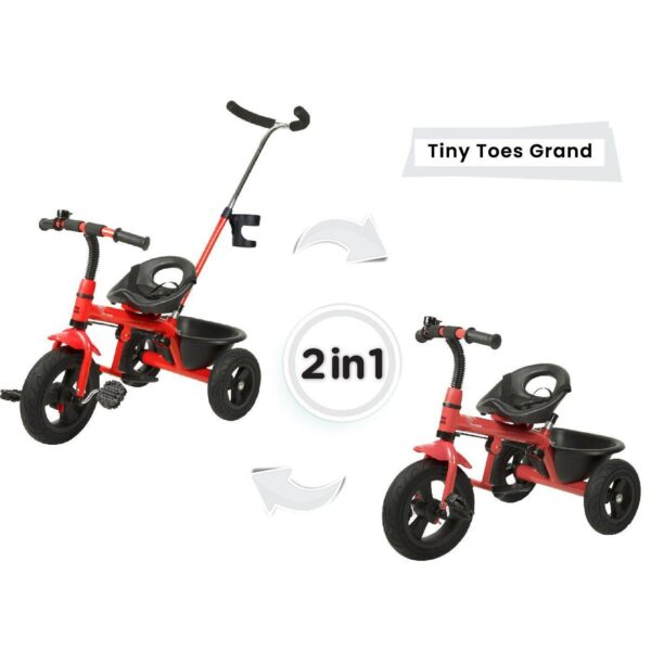 R For Rabbit – Tiny Toes Grand Tricycle (Red) - Image 4