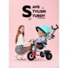 R For Rabbit – Tiny Toes Sportz Tricycle (Green) - Image 4
