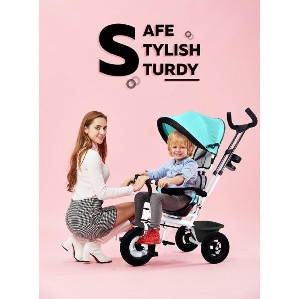 R For Rabbit – Tiny Toes Sportz Tricycle (Green) - Image 4