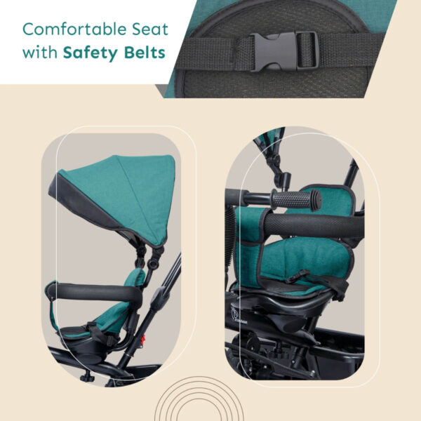 R For Rabbit –Tiny Toes Sportz Plus  (Bottle Green) - Image 4