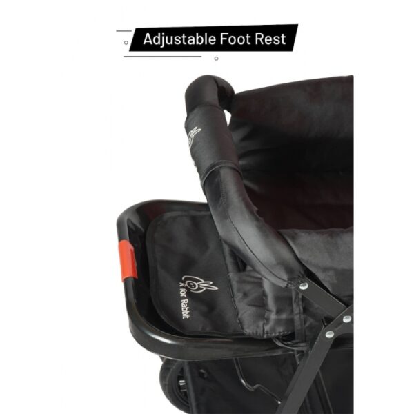 R For Rabbit – Lollipop Lite Stroller (Black Multi) - Image 5