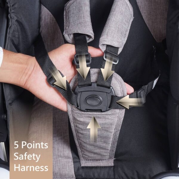 R For Rabbit –Cutie Pie Stroller  (Coffee Black) - Image 4