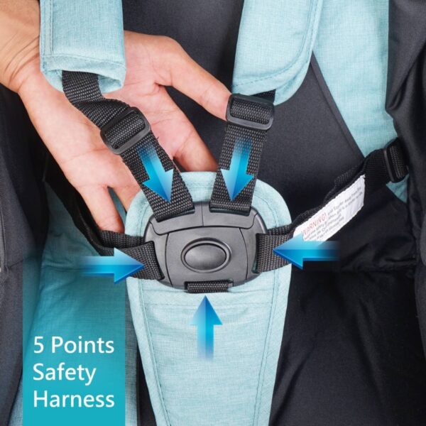 R For Rabbit –Cutie Pie Stroller  ((Green Black) - Image 4