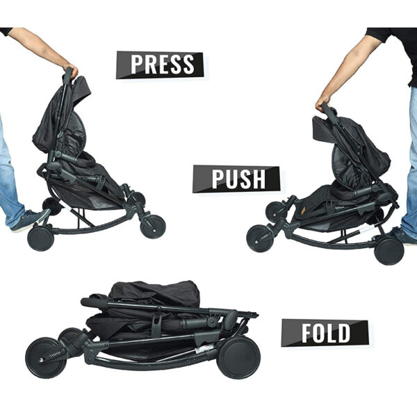 R For Rabbit – Rock N Roll Stroller (Black) - Image 5