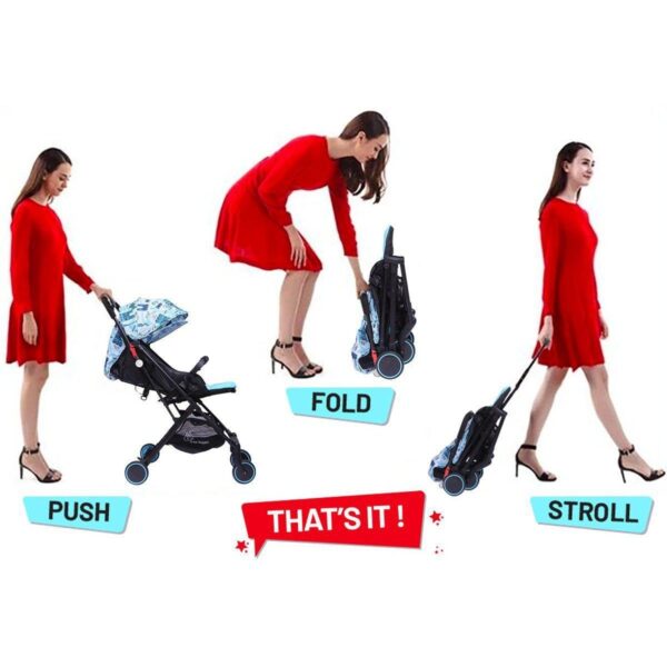 R For Rabbit – Pocket Stroller Lite (Blue) - Image 4