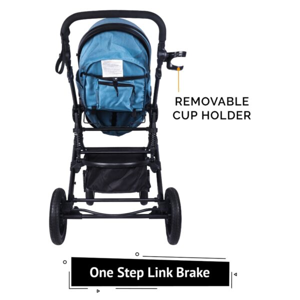 R For Rabbit – Hokey Pokey Lite Stroller (Blue) - Image 4