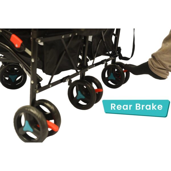 R For Rabbit – Ginny and Johnny Stroller (Blue Black) - Image 8