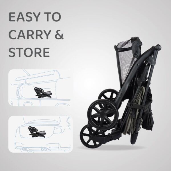 R For Rabbit – Falcon Flight Stroller (Olive Green Black) - Image 4