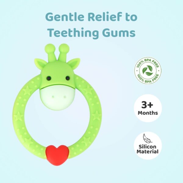 R For Rabbit – Giraffe Teether (Green) - Image 4