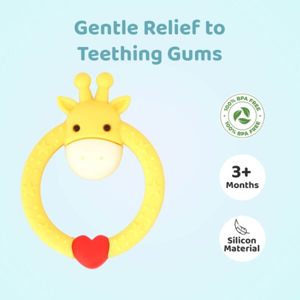 R For Rabbit – Giraffe Teether(Yellow) - Image 4