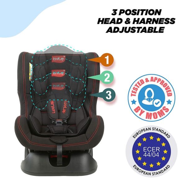 Sports Convertible Baby Car Seat (Black) - Image 4