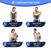 Elegant Baby carrier (Dark Blue) - Image 4