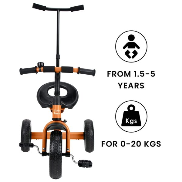 R For Rabbit – Tiny Toes Lite Tricycle (Orange) - Image 5