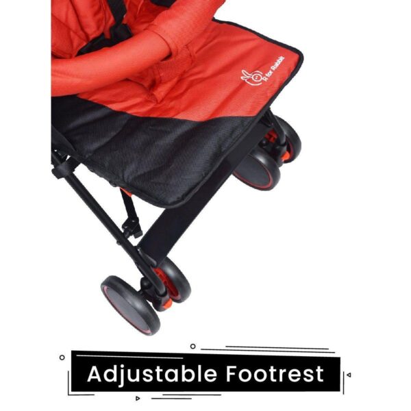 R For Rabbit – Twinkle Twinkle Stroller  (Red Black) - Image 5
