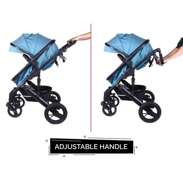 R For Rabbit – Hokey Pokey Lite Stroller (Blue) - Image 5