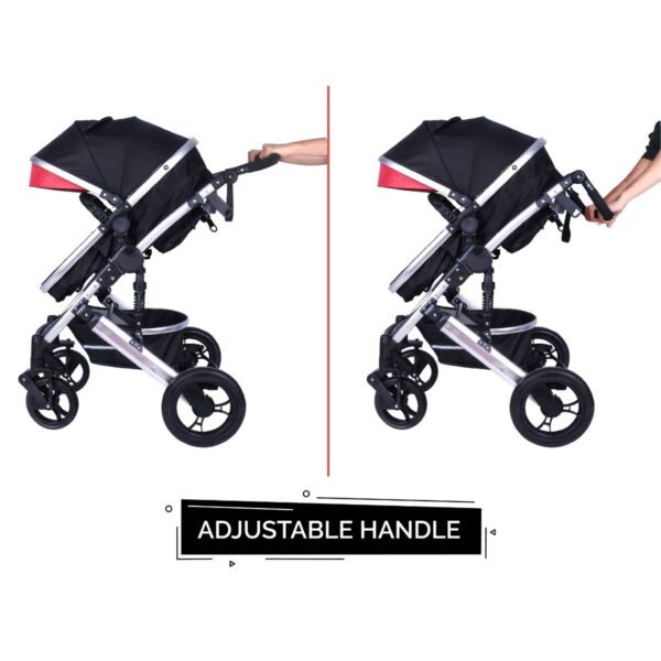 R For Rabbit – Hokey Pokey Lite Stroller  (Red) - Image 5