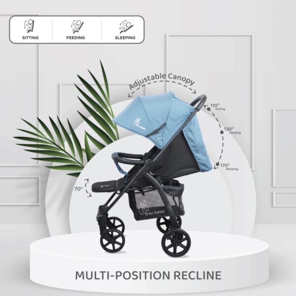 R For Rabbit – Falcon Flight Stroller (Blue Black) - Image 5