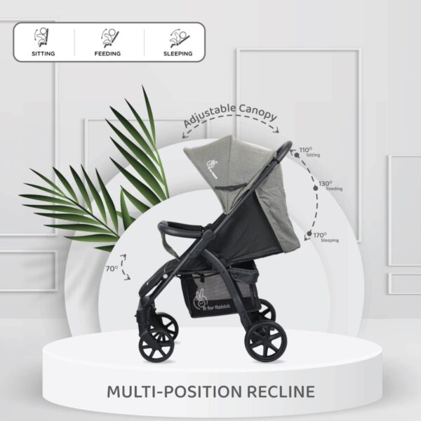 R For Rabbit – Falcon Flight Stroller (Olive Green Black) - Image 5