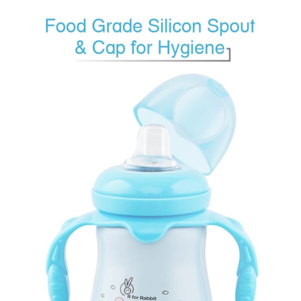 R For Rabbit – Steebo Teddy SS Feeding Bottle 210 ML (Blue) - Image 5