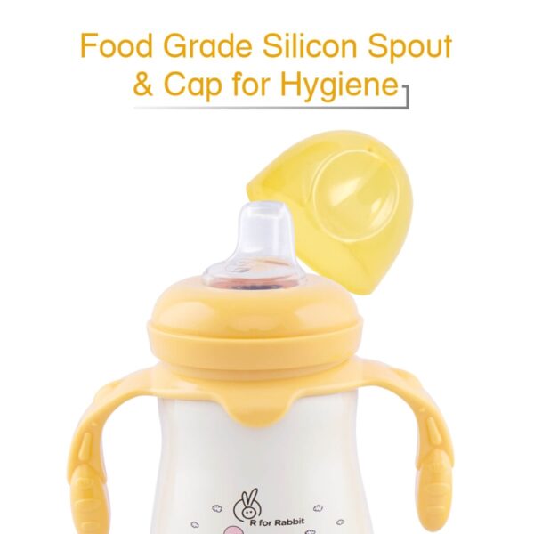 R For Rabbit – Steebo Teddy SS Feeding Bottle 210 ML (Yellow) - Image 5