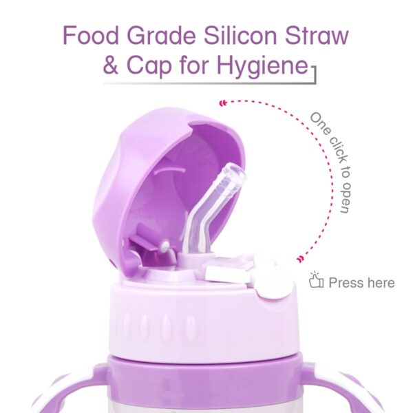 R For Rabbit –  Steebo Elephant SS Feeding Bottle 300 ML (Purple) - Image 5