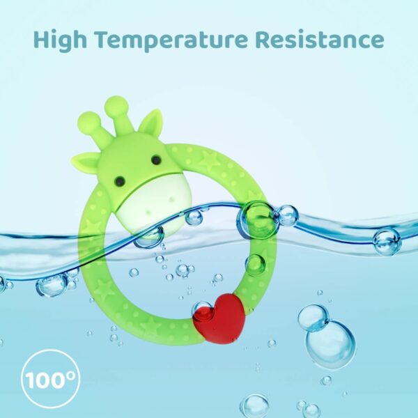 R For Rabbit – Giraffe Teether (Green) - Image 5