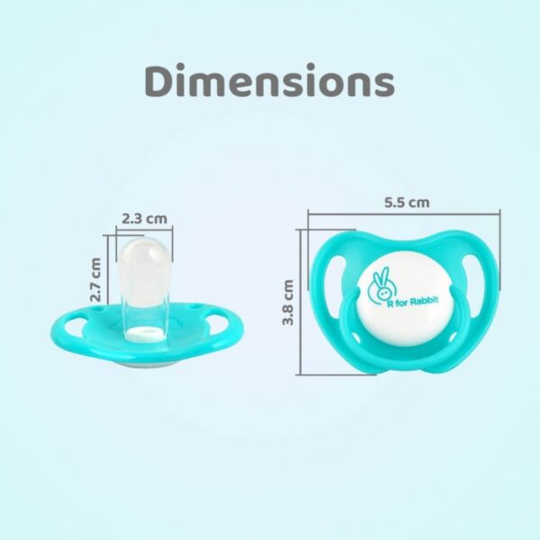 R For Rabbit – Apple Pacifier Size L (Blue) - Image 5