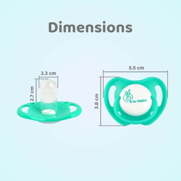 R For Rabbit – Apple Pacifier Size L (Green) - Image 5