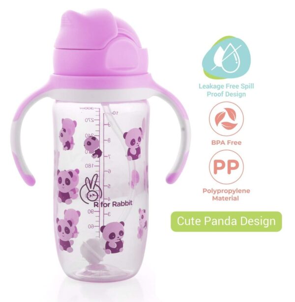 R For Rabbit – Bubble Sipper Bottle (Pink) - Image 5