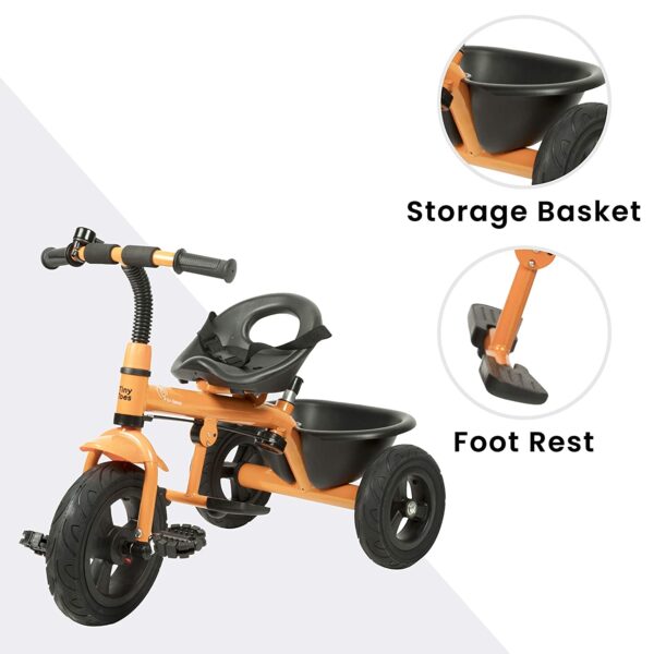 R For Rabbit – Tiny Toes Grand Tricycle (Orange) - Image 6