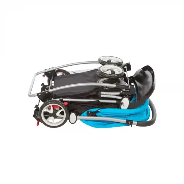 Mee Mee Baby Pram With Rocker And 3 Seating Positions  (blue printed) - Image 5