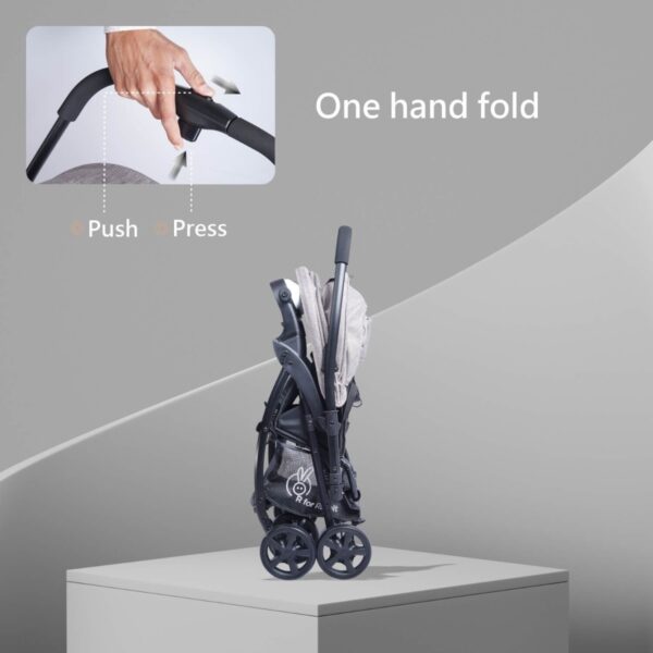 R For Rabbit –Cutie Pie Stroller  (Coffee Black) - Image 6