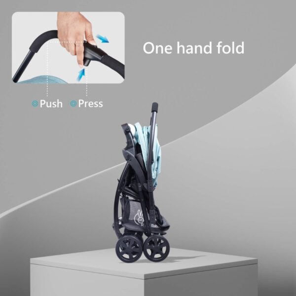 R For Rabbit –Cutie Pie Stroller  ((Green Black) - Image 6