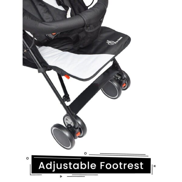 R For Rabbit – Twinkle Twinkle Stroller (Grey Black) - Image 6