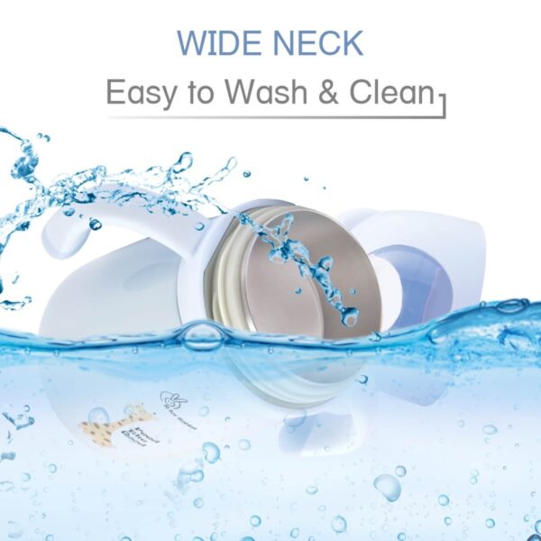 R For Rabbit –  Steebo Giffy SS Feeding Bottle 300 ML (Blue) - Image 6