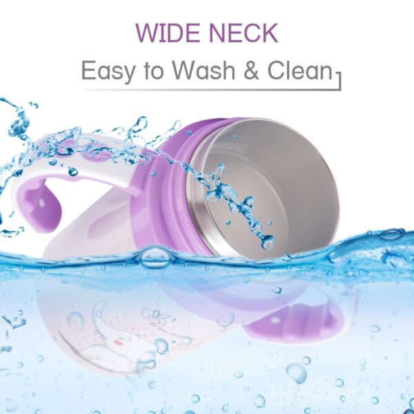 R For Rabbit –  Steebo Elephant SS Feeding Bottle 300 ML (Purple) - Image 6