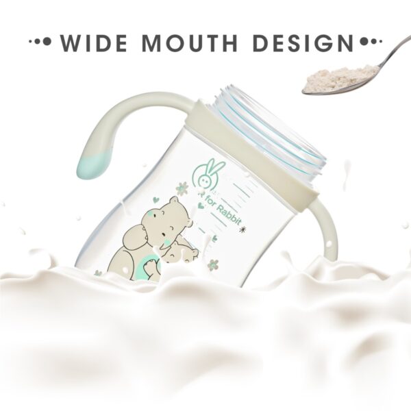 R For Rabbit – Hippo Baby Straw Sipper (Green) - Image 6