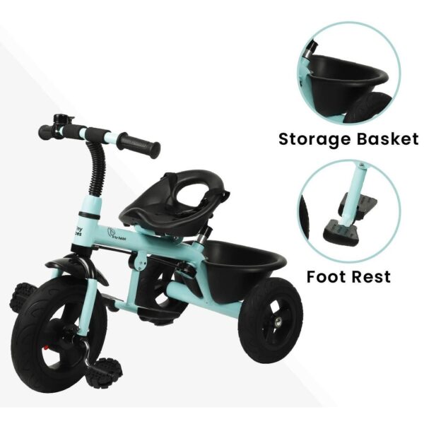 R For Rabbit – Tiny Toes Grand Tricycle (Lake Blue) - Image 7