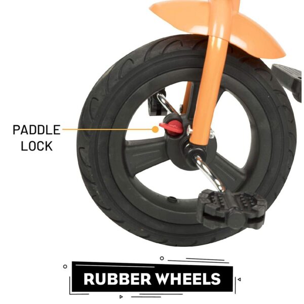 R For Rabbit – Tiny Toes Grand Tricycle (Orange) - Image 7
