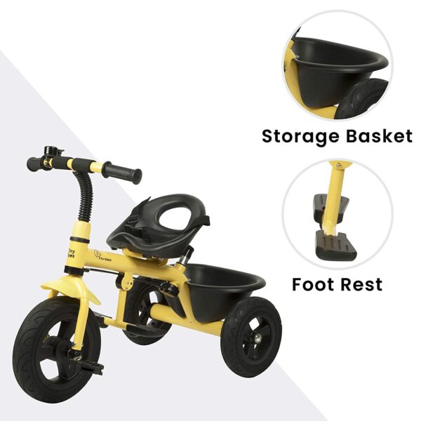 R For Rabbit – Tiny Toes Grand Tricycle (Yellow) - Image 7