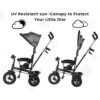 R For Rabbit – Tiny Toes Sportz Tricycle (Grey) - Image 7