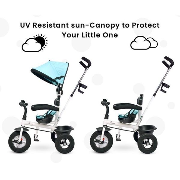 R For Rabbit – Tiny Toes Sportz Tricycle (Green) - Image 7