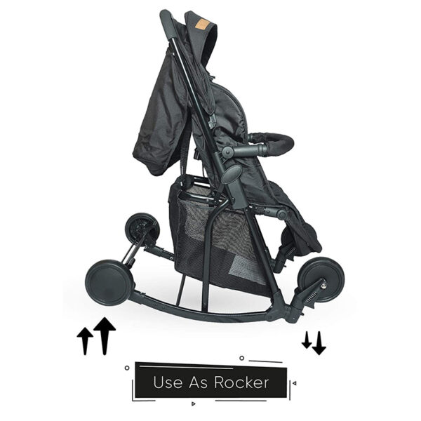 R For Rabbit – Rock N Roll Stroller (Black) - Image 7