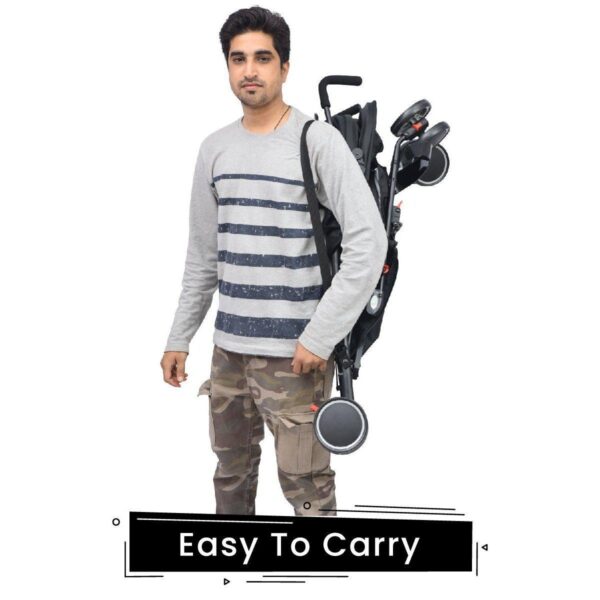 R For Rabbit – Twinkle Twinkle Stroller (Grey Black) - Image 8